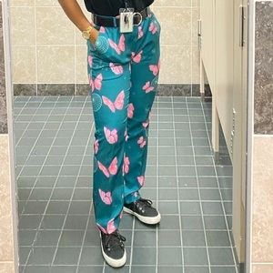 SKINNY BUTTERFLY SUIT PANTS